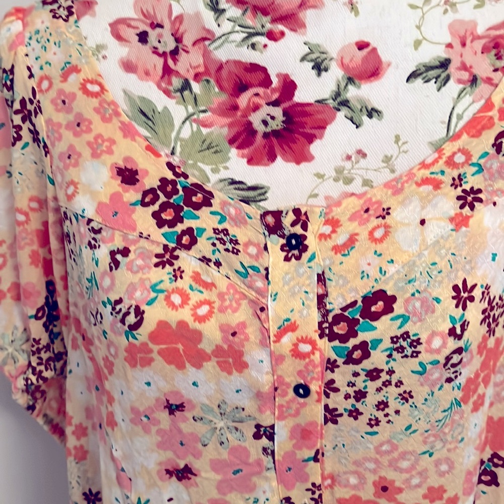 NWT Free People Callie Printed Tunic - Picture 7 of 14